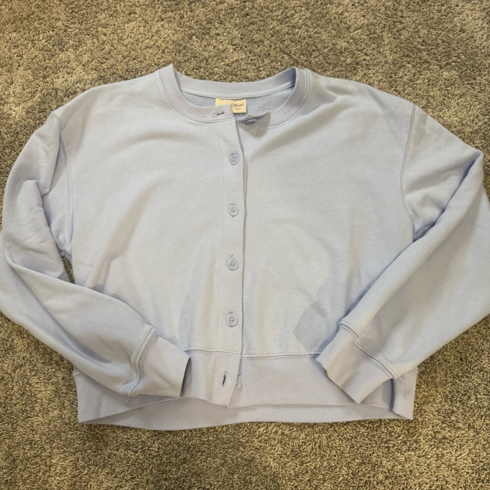 Target Sweatshirt Cardigan